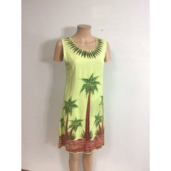 Beach Crew Tropical Hawaiian Dress Womens Medium - Picture 4 of 7